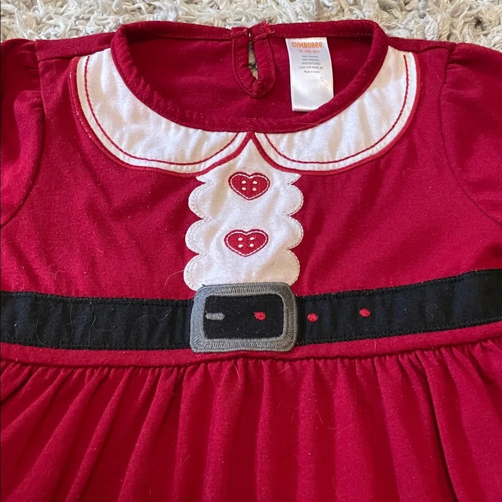 2011 Gymboree “Gymmies” Santa Suit Pajama Gown, Size S (5-6)